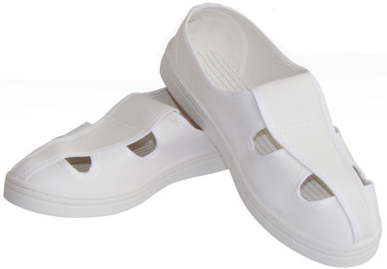 防靜電四孔帆布鞋