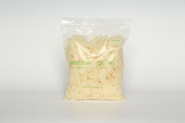 防靜電切口乳膠手指套